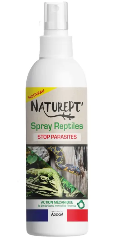 Naturept – Spray Reptiles Stop Parasites pour Reptile – 200ml Usine Directe