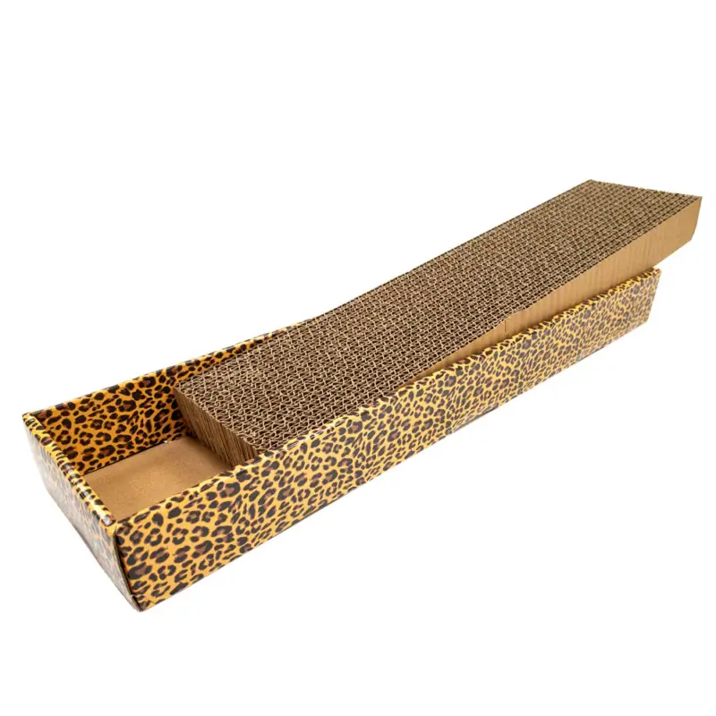 Croci - Griffoir Homedecor Leopard en Carton pour Chats Dernière Chance