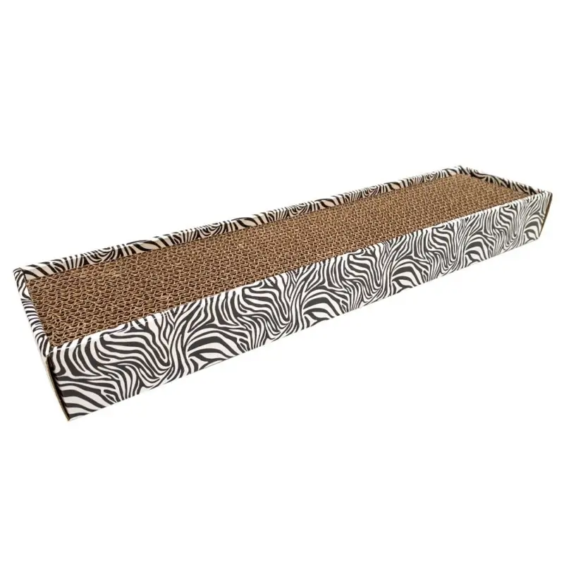 Croci – Griffoir Homedecor Animalier Z&egrave;bre pour Chat – 43cm Expédition Rapide