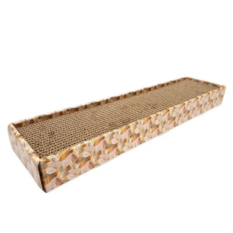 Quantité Limitée Croci – Griffoir Homedecor Texture Gold pour Chat – 43cm