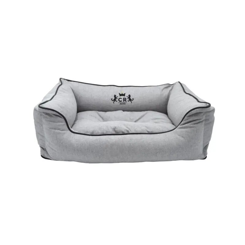Nouvelle Collection Comme Un Roi - Panier Douillet So Nature Gris pour Chien - M