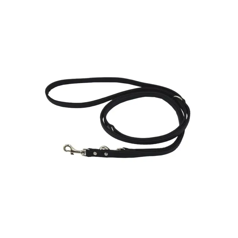 Commande En Gros Comme Un Roi – Laisse Cuir Ajustable So Chic Noir pour Chien – 200cm