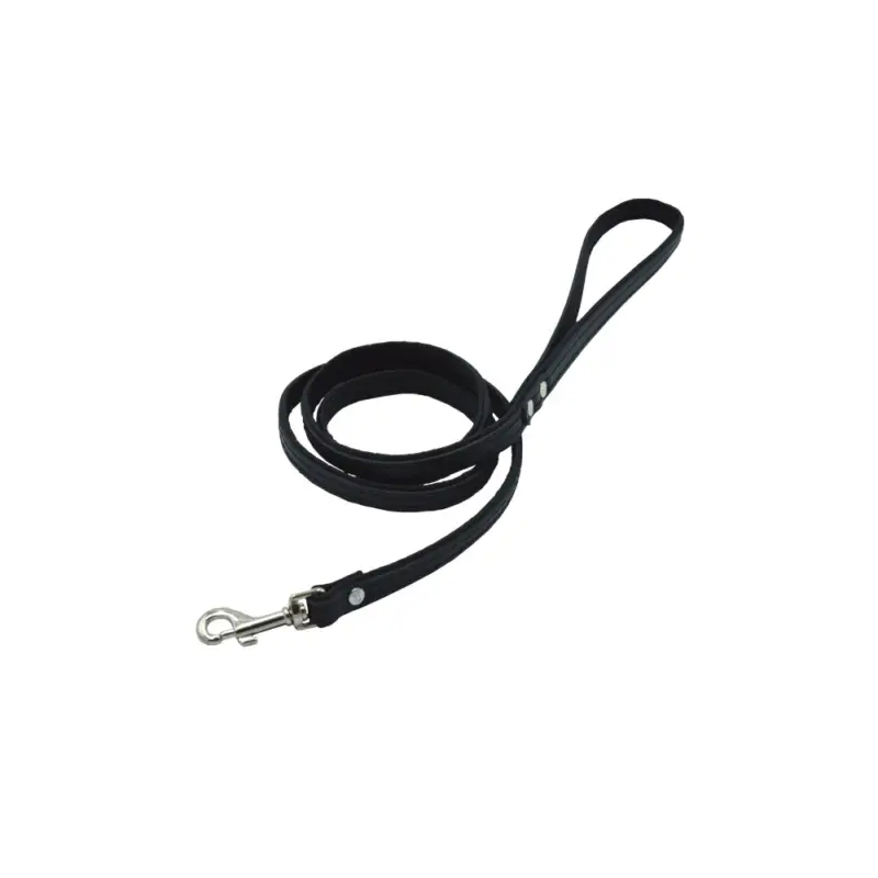 Prix Réduit Comme Un Roi – Laisse Cuir So Chic Noir pour Chien – 120cm