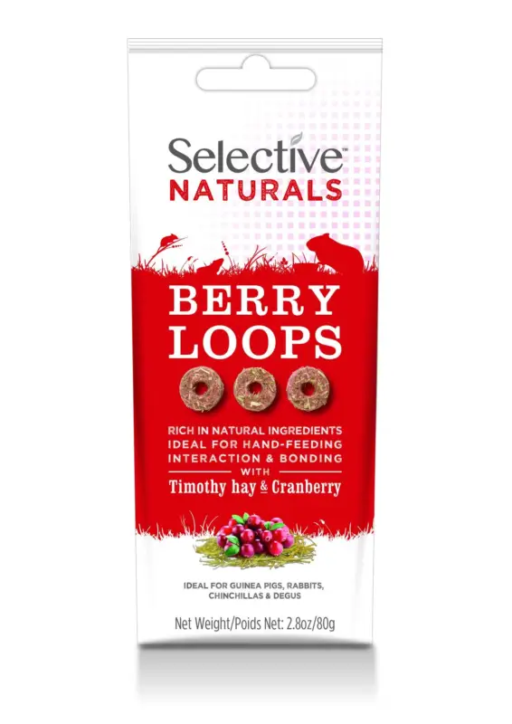 Supreme Science – Selective Naturals Berry Loops pour Rongeurs – 80g Produit De Marque