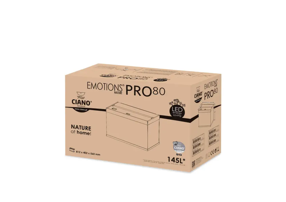 Ciano - Aquarium Mystic Nature Pro 80 - 145L Retour Gratuit