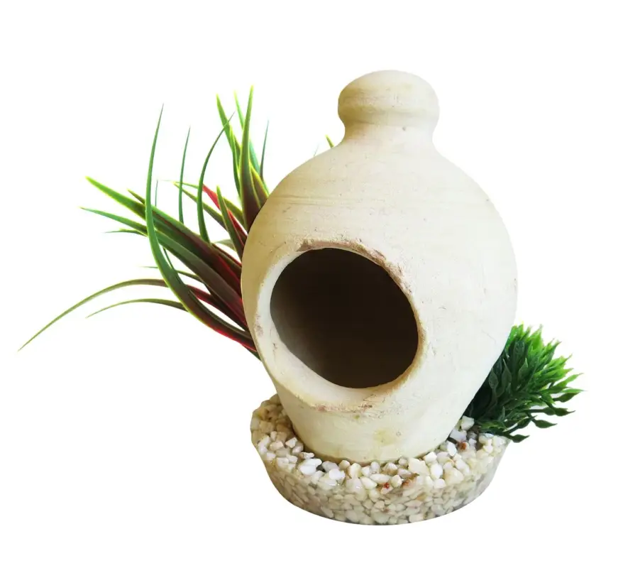 Sydeco – D&eacute;coration Plante Artificielle Maison Refuge pour Aquarium Commande En Gros