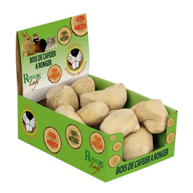 Petit Prix Rongis – Bloc &agrave; Ronger Bois de Caf&eacute;ier pour Rongeurs – x1
