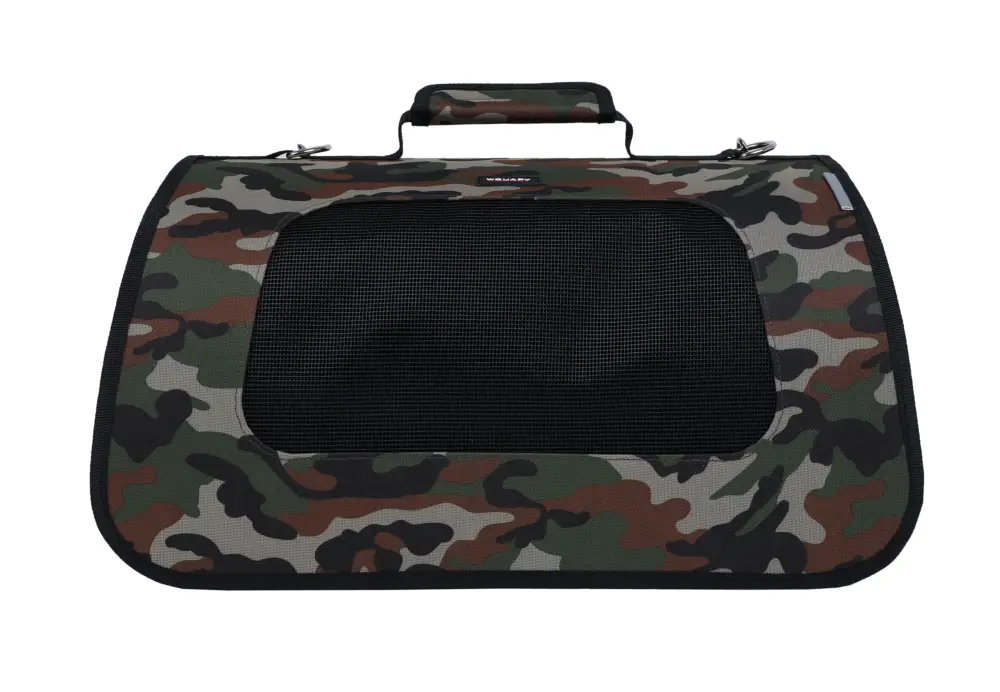 Wouapy – Sac de Transport Pliable Camouflage pour Chien – 49x27x26,5cm Acheter En Ligne