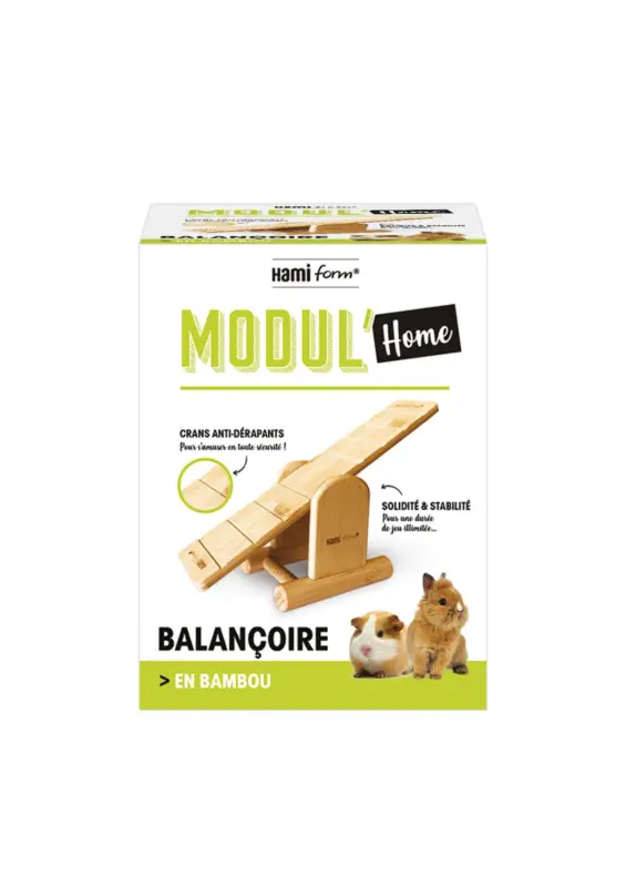 Acheter En Ligne Hamiform – Balan&ccedil;oire MODUL'Home en Bambou pour Lapin – Bois