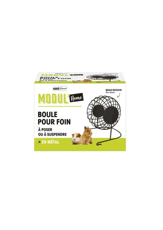 Hamiform – Boule de Foin MODUL'Home pour Lapin Nouvelle Collection