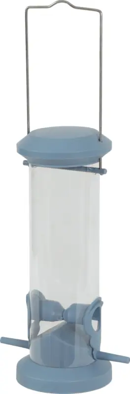 Zolux – Mangeoire Silo 2 Perchoirs pour Oiseaux du Ciel – Gris Certifié
