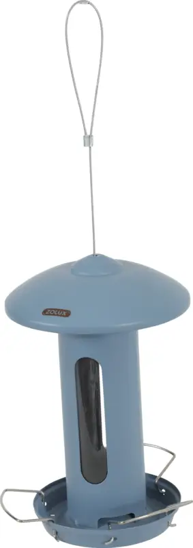 Achetez Aujourd&rsquo;hui Zolux – Mangeoire Solo Design avec Toit pour Oiseaux du Ciel – Gris
