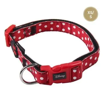 Authentique For Fan Pets – Collier Minnie en Nylon pour Chien – XS/S