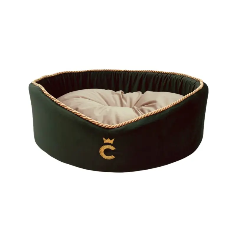Comme Un Roi – Panier Palace Vert pour Chien – XL Expédié Aujourd&rsquo;hui