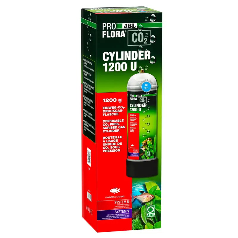 Commander Maintenant JBL – Bouteille de CO2 Proflora Cylinder 1200 U pour Aquarium
