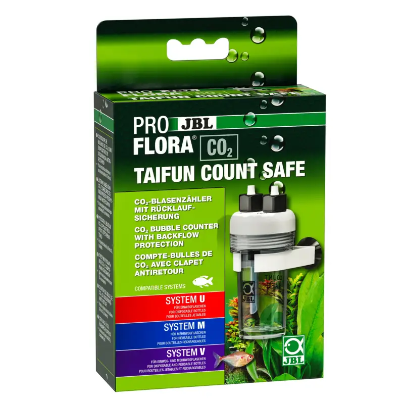 Expédition Rapide JBL – Compte-bulles CO2 Proflora Taifun Count Safe pour Aquarium