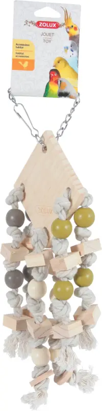 Zolux – Jouet &agrave; Suspendre 6 Cordes pour Oiseaux – 48cm Achat Immédiat