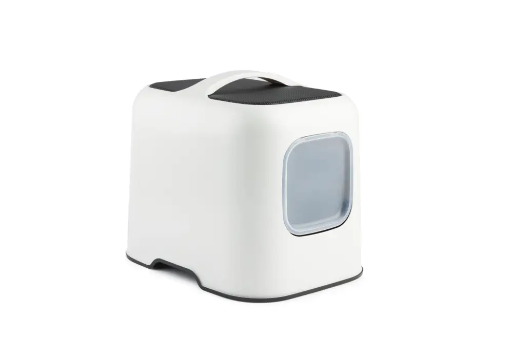 Rotho MyPet – Maison de Toilette Biala pour Chat – Blanc Commander Maintenant