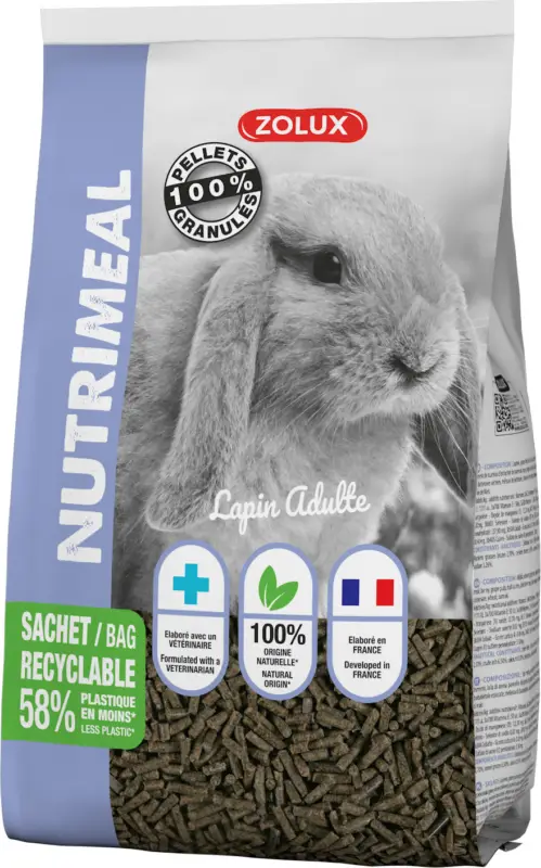 Achat Immédiat Zolux – Granul&eacute;s Nutrimeal pour Lapin Adulte