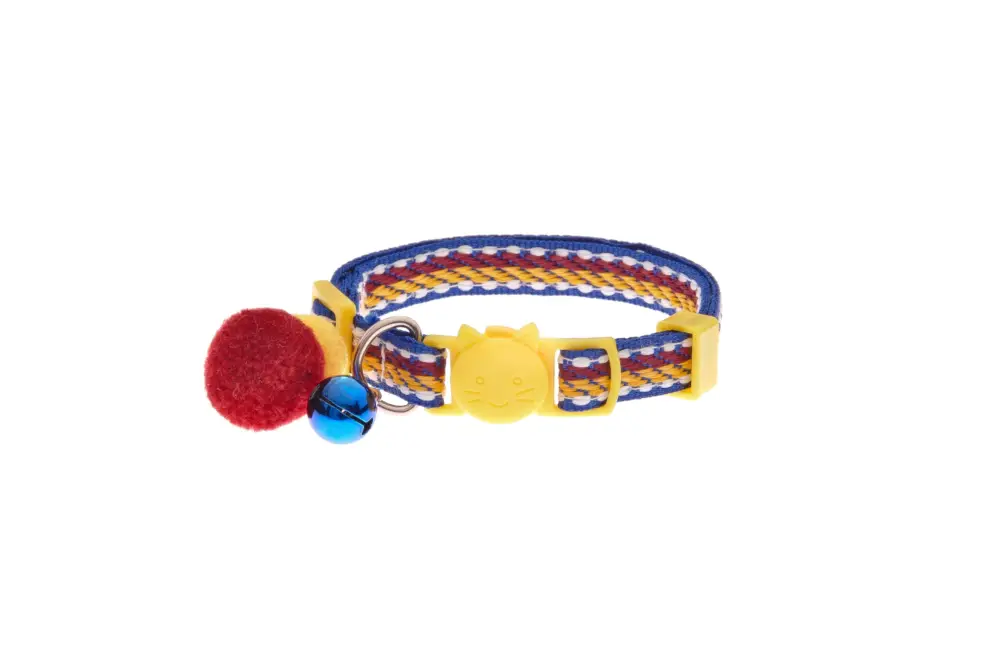 Ferribiella – Collier Anti-Etranglement Snowball pour Chats – Jaune Promotion