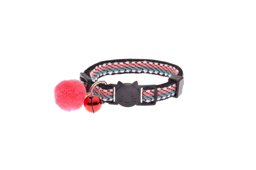 Offre Exclusive Ferribiella – Collier Anti-Etranglement Snowball pour Chats – Noir