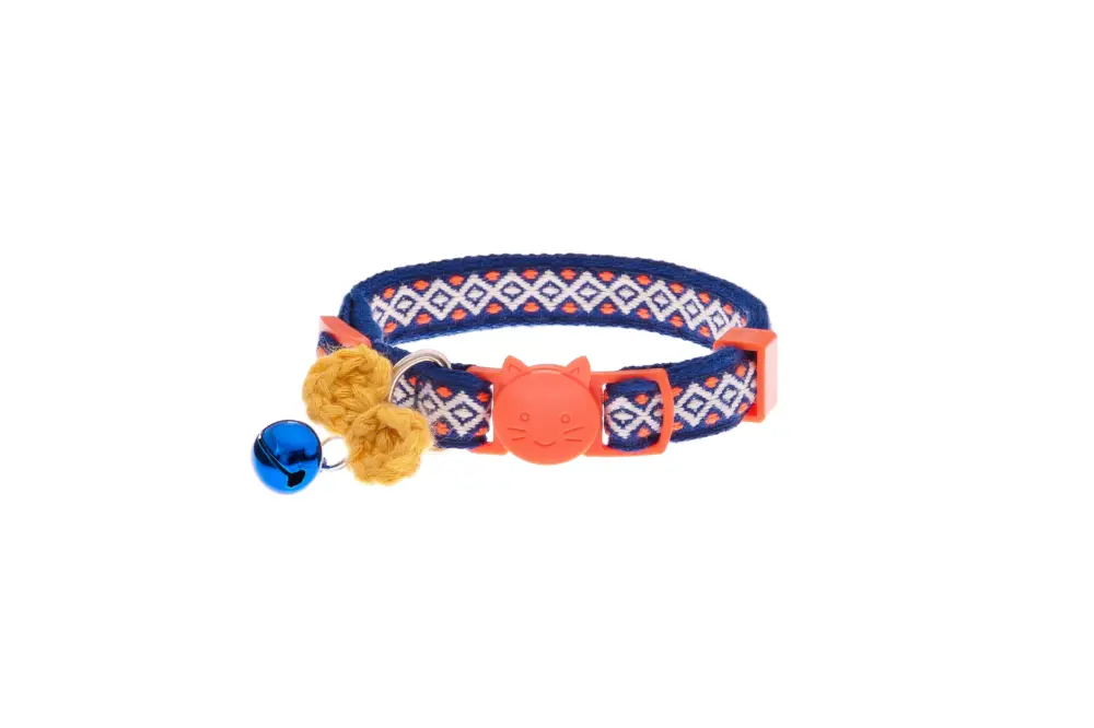 Ferribiella – Collier Anti-Etranglement Iceland pour Chats – Orange Produit De Marque