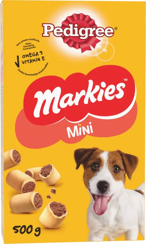 Pedigree – Friandises Markies Mini pour Chien – 500g Nouvelle Collection