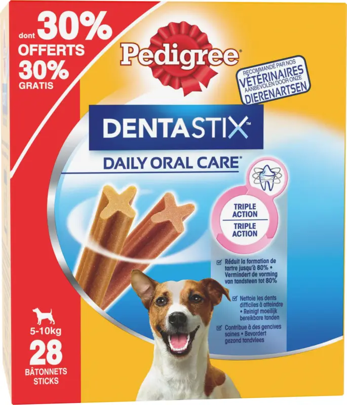 Pedigree – Friandises Dentastix pour Chien de Petite Taille Prix Cassé