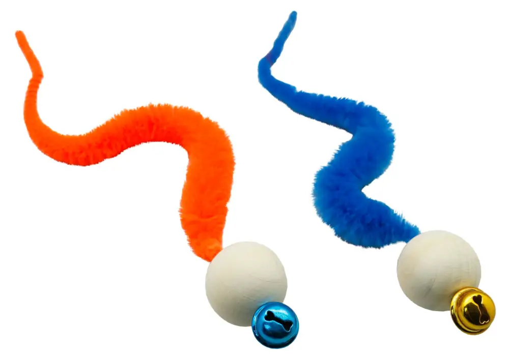 Promotion Saisonnière Anka – Jouet Balle Bois et Serpentin pour Chat – 21cm
