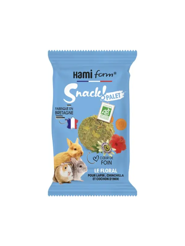 Produit De Marque Hamiform – Snack Palet le Floral pour Rongeur – 50g