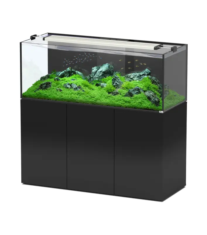 Offre Exclusive Aquatlantis – Aquarium + Meuble AQUAVIEW 150 Noir – 415L