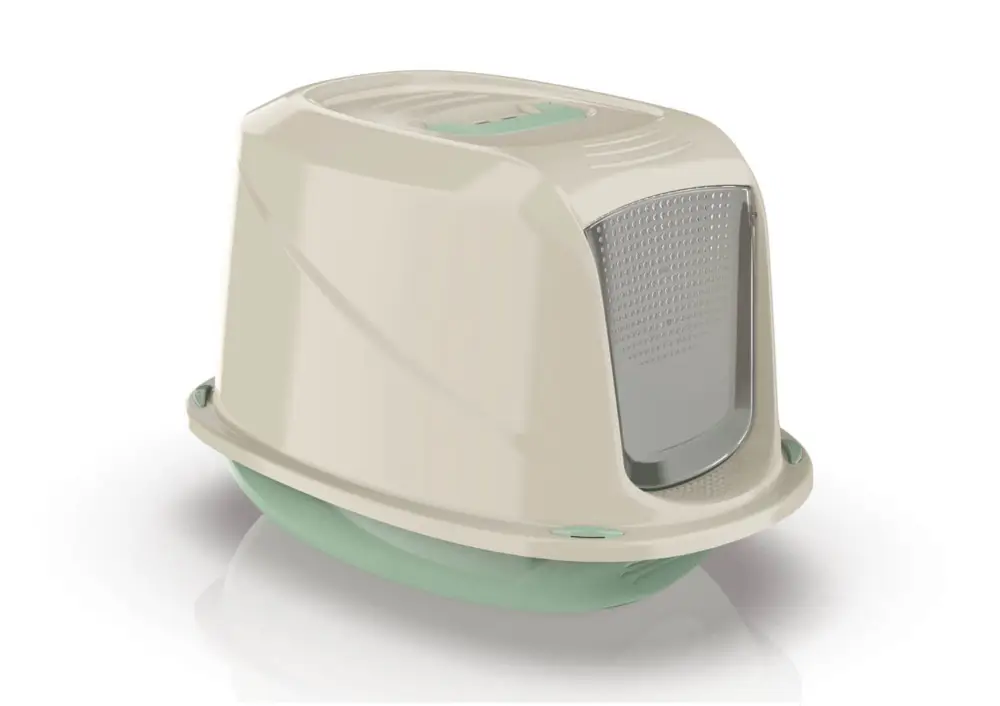 Offre Exclusive Animalis – Maison de Toilette Galaxy Vert pour Chat – 57cm