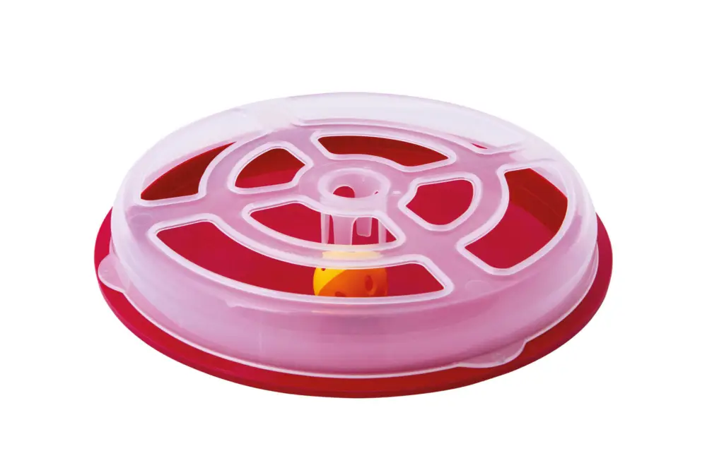 Animalis – Jouet Balle Vertigo pour Chat Rouge Offre Spéciale