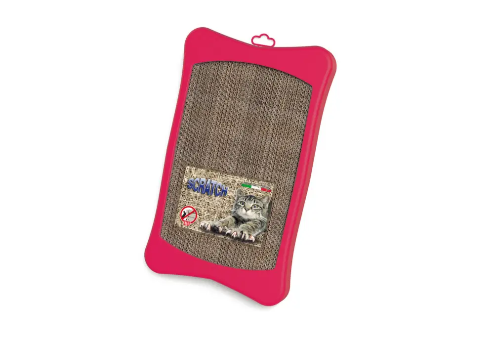 Animalis – Griffoir Bill &agrave; Fixer pour Chat – Rouge Marque