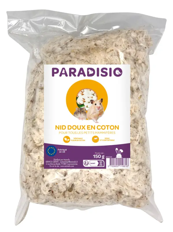 Meilleur Prix Paradisio – Nid Douillet en Coton pour Rongeurs