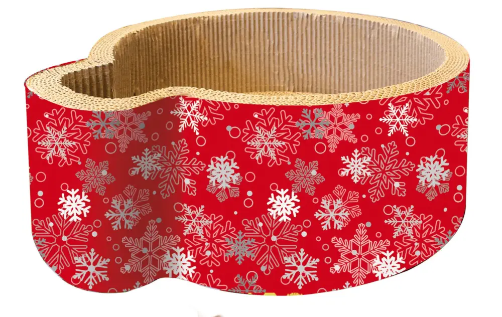 Meilleur Choix Croci – Griffoir No&euml;l Funny Ball pour Chat – 39X34cm