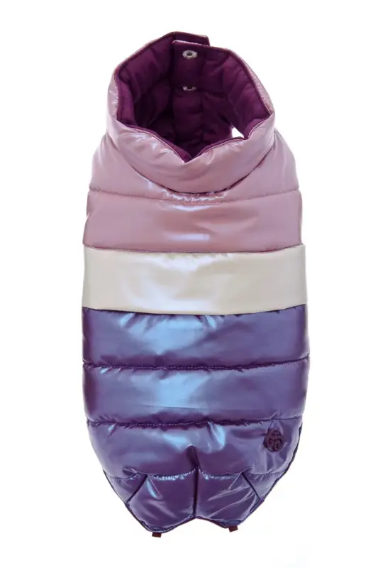 Retour Gratuit Ferribiella – Doudoune Imperm&eacute;able Rose et Violet pour Chien – 27cm