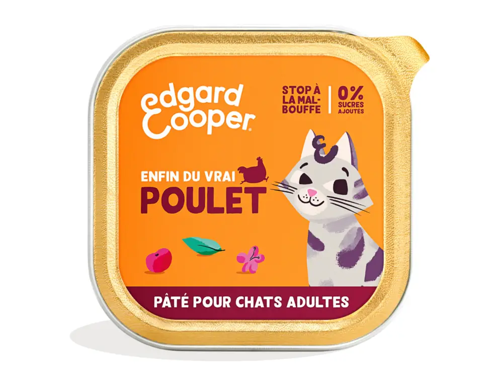 Promotion Edgard & Cooper – P&acirc;t&eacute;e au Poulet pour Chat – 85g