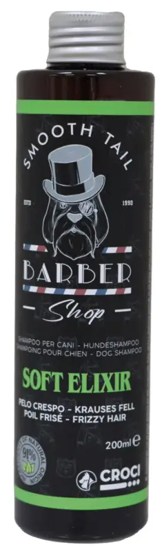 Livraison Express Croci – Shampoing BARBERSHOP Soft Elixir Poil Fris&eacute; pour Chien – 200ml