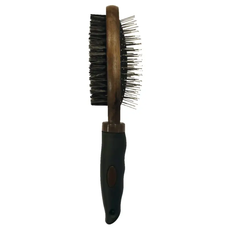 Croci – Brosse Double BARBBERSHOP pour Chien et Chat – 25×6,7x6cm Soldes