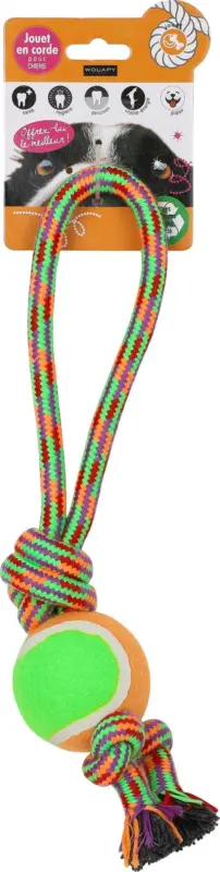 Wouapy -Jouet Corde N&oelig;ud Moussaillon pour Chien – 30cm Achetez Aujourd&rsquo;hui