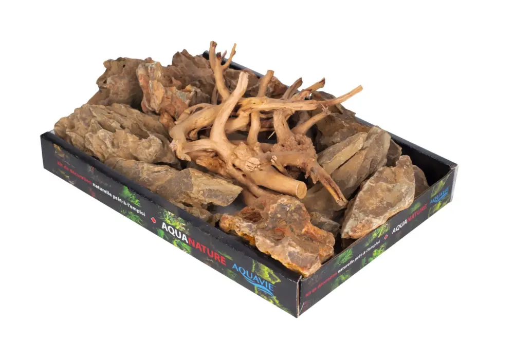 Prix Choc Aquavie – D&eacute;coration Vigne et Pierre Orang&eacute; pour Aquarium