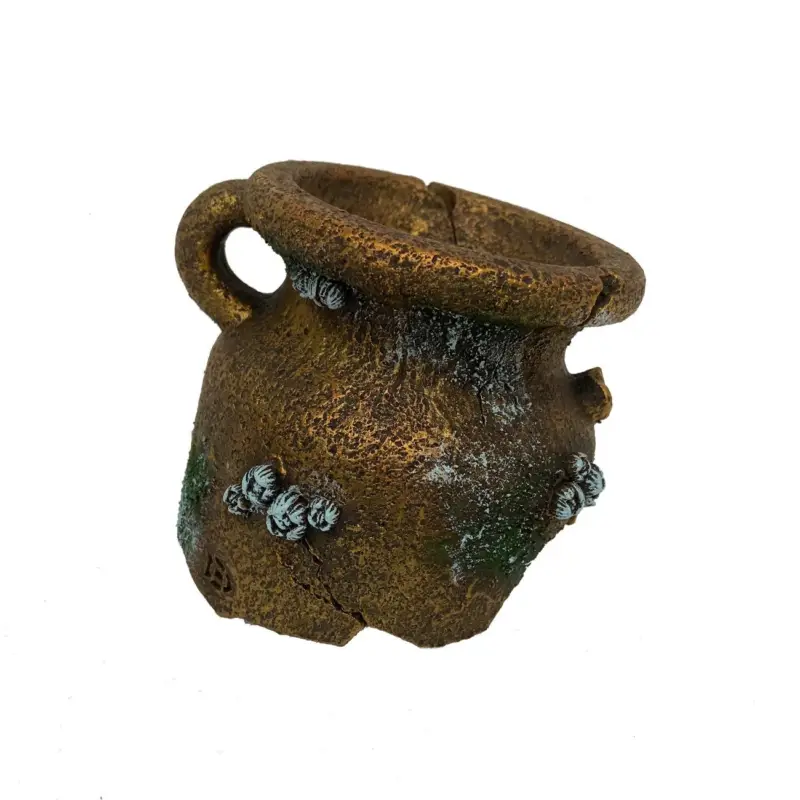 Aquadella – D&eacute;coration AMPHORA SWIM THROUGH S pour Aquarium – 11,8×10,5×9,5cm Jusqu&rsquo;à Épuisement Des Stocks