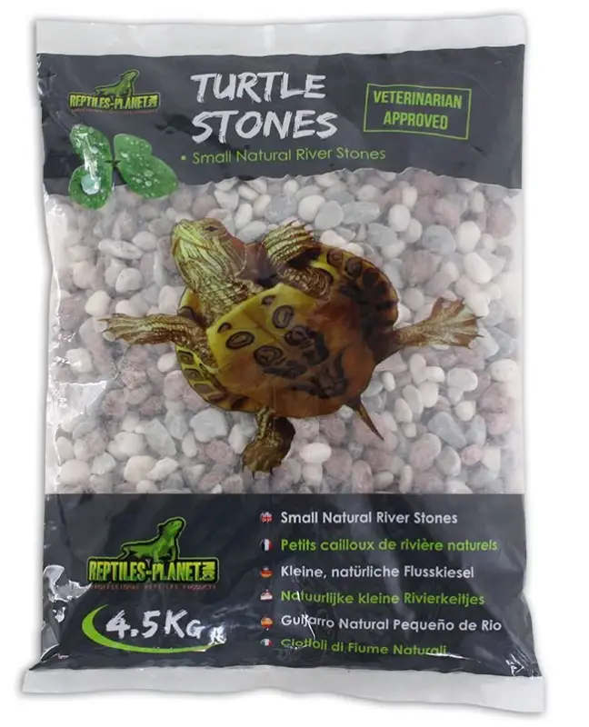 Pas Cher Reptiles Planet – Galets de Riv&egrave;re Naturels Turtle Stones pour Terrarium – 4,5Kg