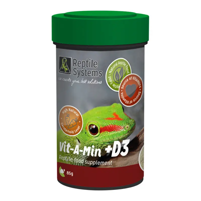 Reptile Systems – Poudre Multivitamin&eacute;e Vit-A-Max + D3 pour Reptiles – 85g Meilleur Choix