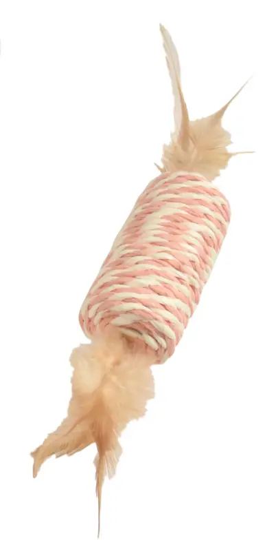 Satisfait Ou Remboursé Bobby – Jouet Tube Rose pour Chats – 8cm