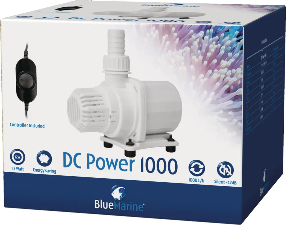 Blue Marine – Pompe Econome DC POWER 1000 pour Aquarium – 12W Meilleure Vente