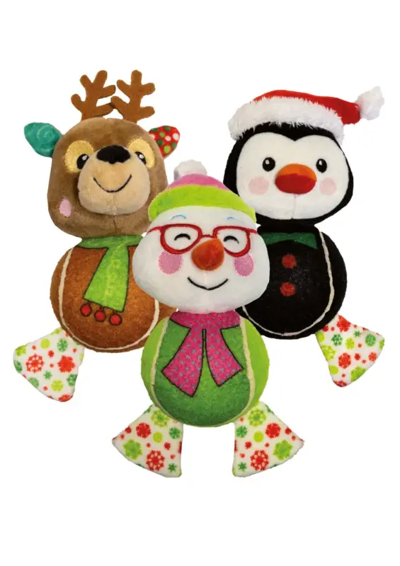 Prix Bas Croci – Jouet Balle Peluche No&euml;l pour Chien – 19cm