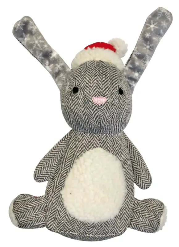 Vente Directe Croci – Jouet Peluche Lapin de No&euml;l pour Chien – 25cm