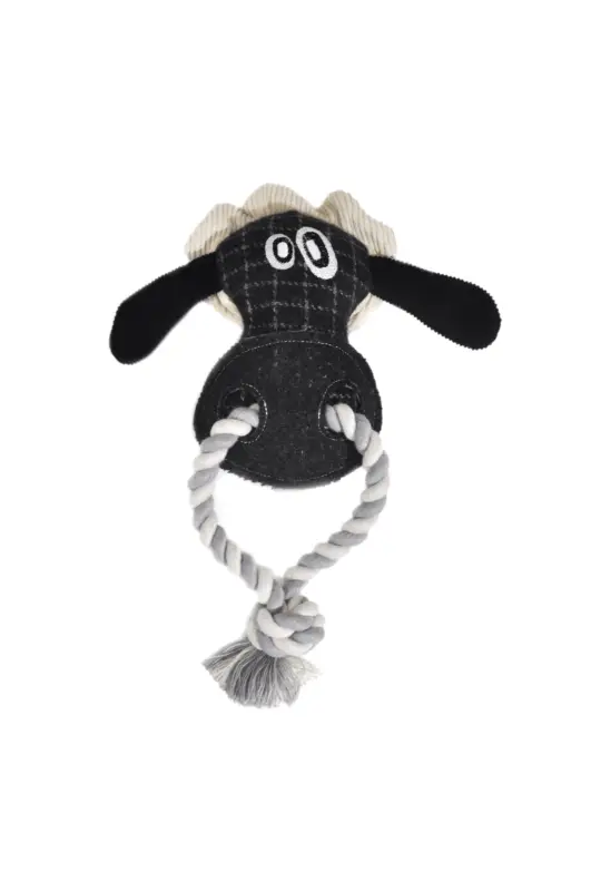 Animalis – Jouet Mouton Corde + Laine Recycl&eacute;e pour Chiens – 25cm Réduction
